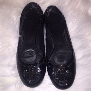Tory Burch patent leather ballet flats. Size 8.